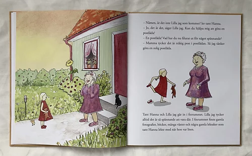 Lilla jag går till postlådan