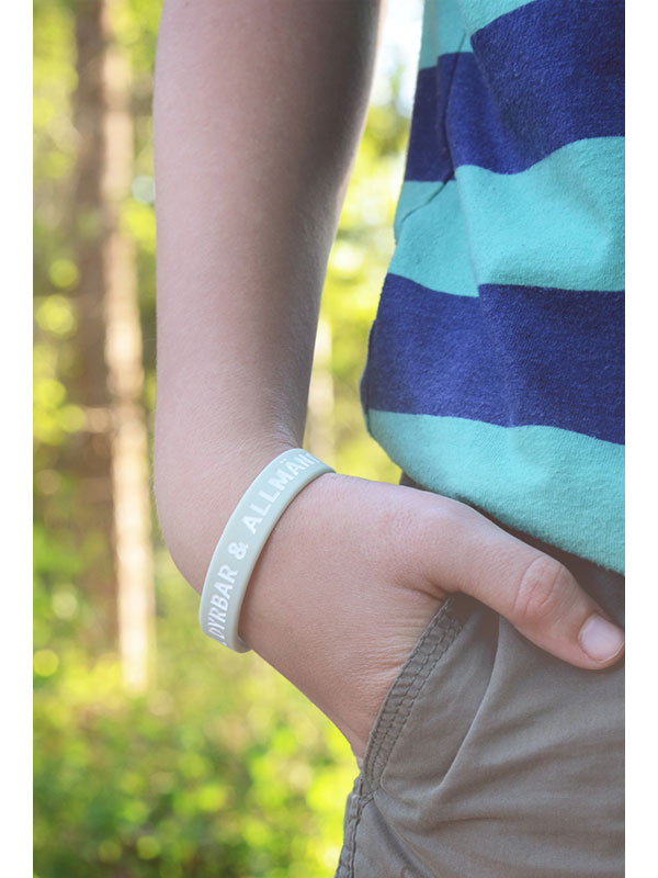 Silikonarmband i Tonårsstorlek -Älskad, Värdefull...
