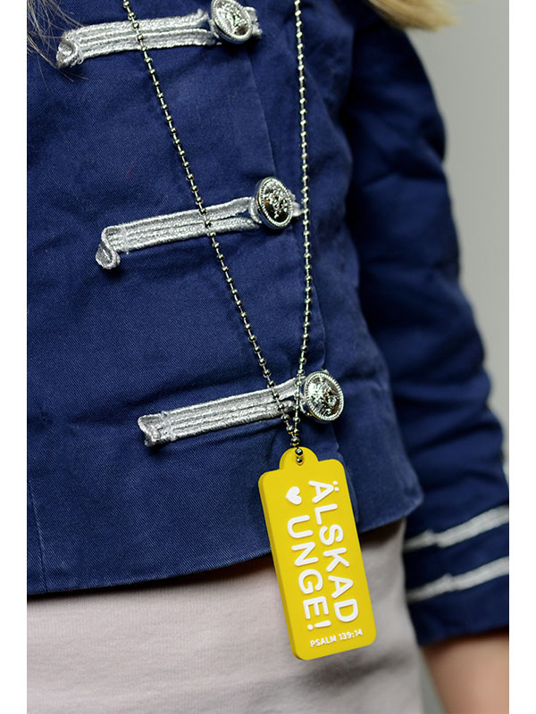 Kulhalsband i mjuk silikon -Älskad unge!