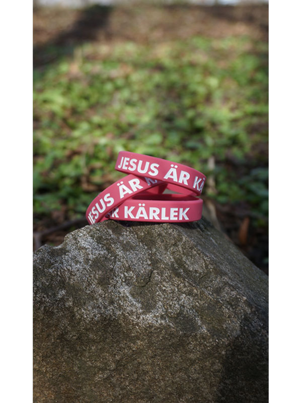 Silikonarmband - Jesus är Kärlek