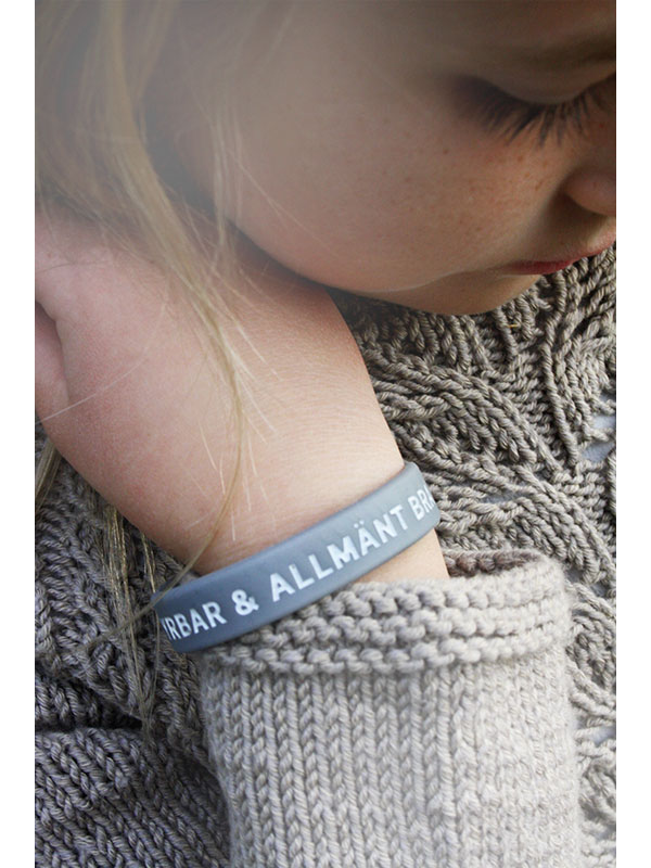 Silikonarmband i Barnstorlek -Älskad, Värdefull, Dyrbar...